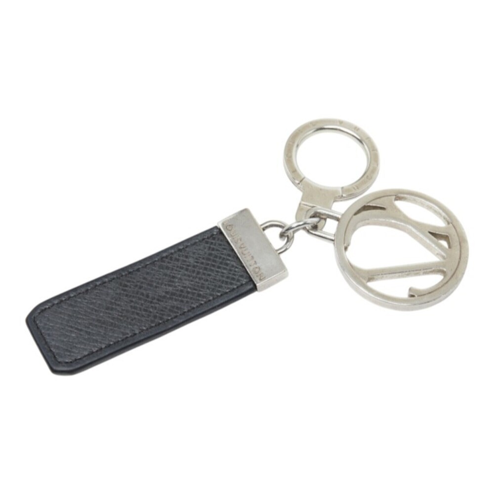 Louis Vuitton Taiga Portefeuille LV Club Keyring Keychain M65046 Ardoise Blac...